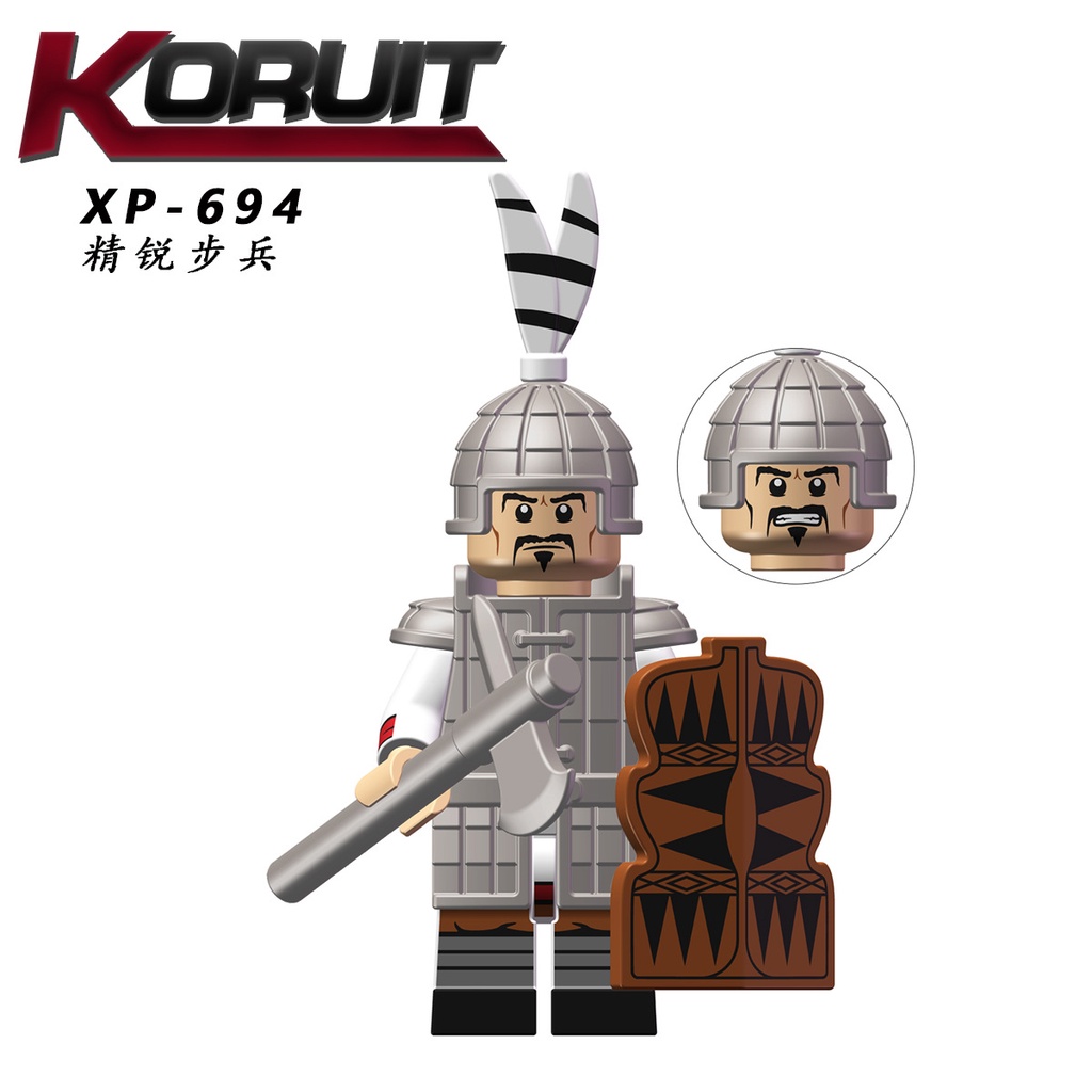 Minifigures Các Mẫu Nhân Vật Binh Lính Nhà Chu Hán Lưu Bang Mẫu Mới Nhất KT1093 - Đồ Chơi Lắp Ráp Mini