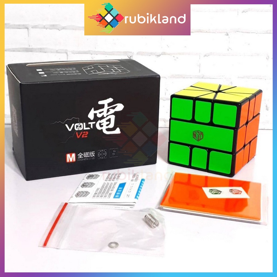 [Fully Magnetic] Rubik QiYi X-Man Volt Square-1 V2 M Rubic Square-1 Nam Châm Dòng Cao Cấp Đồ Chơi Trí Tuệ Trẻ Em