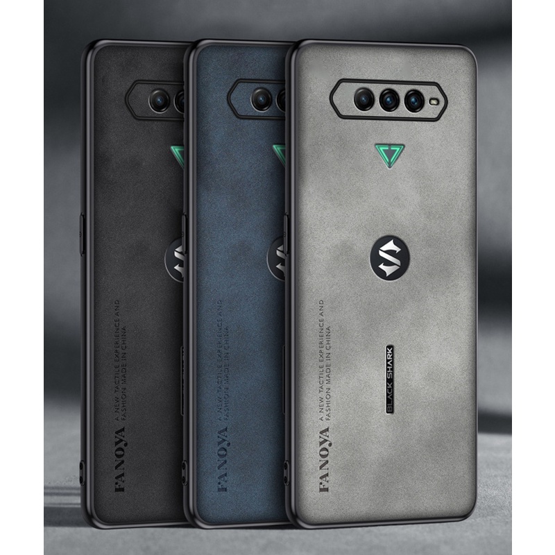 Bao Da Điện Thoại pu Chống Sốc Phong Cách vintage Cho xiaomi black shark 4 5 3 3s 4s pro Ốp