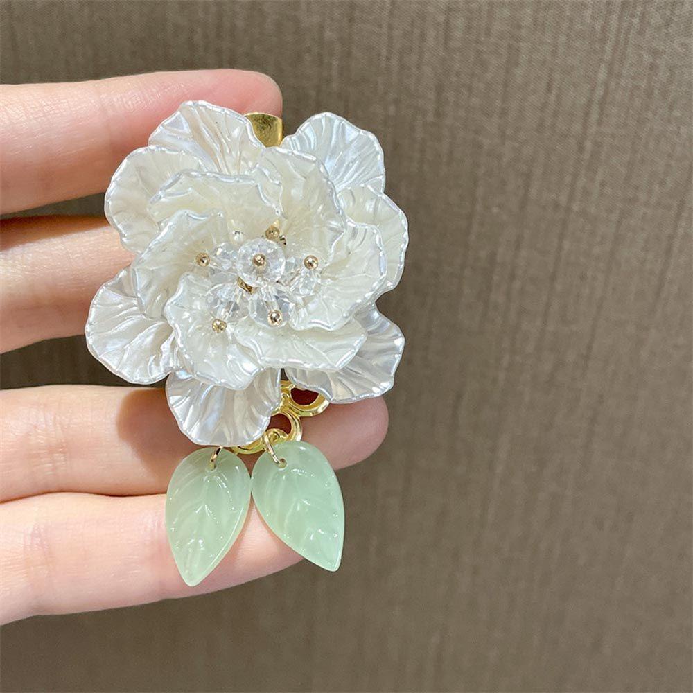 Kẹp Tóc Hình Hoa Trà Ngọt Ngào Thanh Lịch Cho Nữ 2life