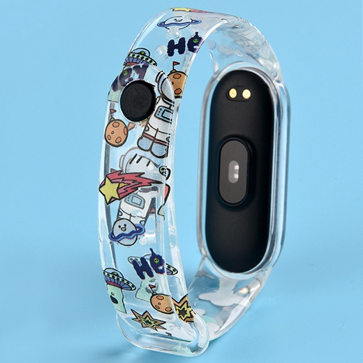 Dây Đeo Trong Suốt Thay Thế Cho Đồng Hồ Thông Minh Xiaomi Mi Band 7 / 3 / 4 / 5 / 6