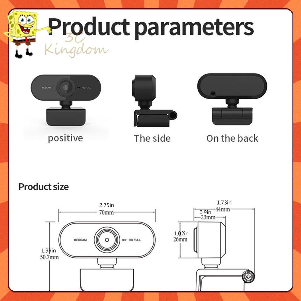 Webcam 1080p Mini Cổng Usb 2.0 Có Micro Cho Máy Tính | BigBuy360 - bigbuy360.vn