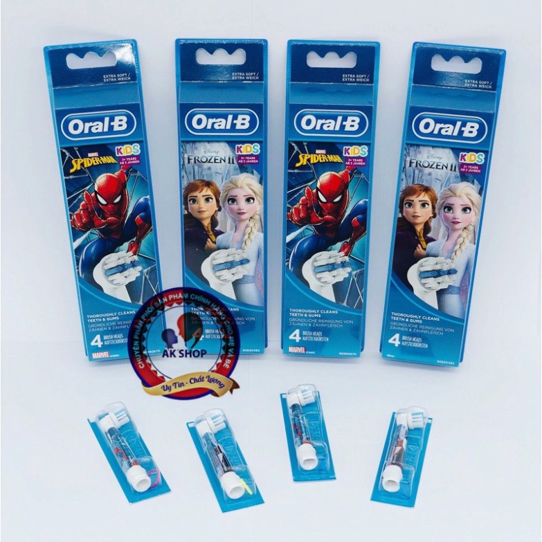 Đầu bàn chải điện trẻ em, đầu bàn chải điện trẻ em thay thế oral b , đầu bàn chải điện