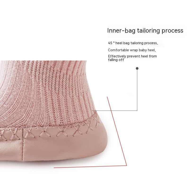 Giày Vớ cotton Đế Mềm Chống Rơi Phối Ren Kiểu Công Chúa Dễ Thương Dành Cho Trẻ Em Mới Biết Đi 2023