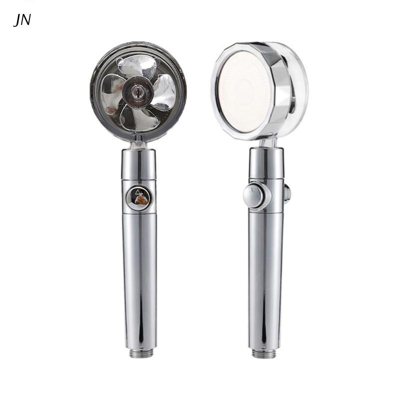 Jn 360°Đầu Vòi Hoa Sen Áp Suất Cao Cầm Tay Trong Suốt