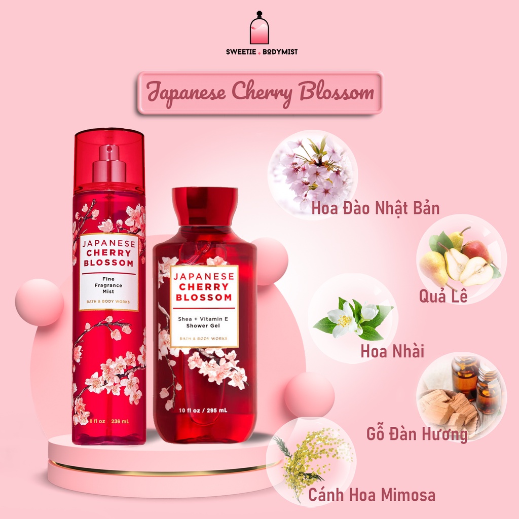 [Bodymist] Xịt Thơm Toàn Thân - Japanese Cherry Blossom