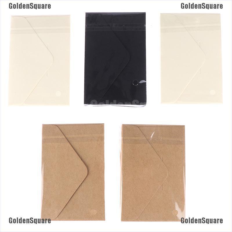 Set 20 Phong Bì Thư Bằng Giấy Phong Cách Châu Âu Cổ Điển Cho Văn Phòng Trường Học