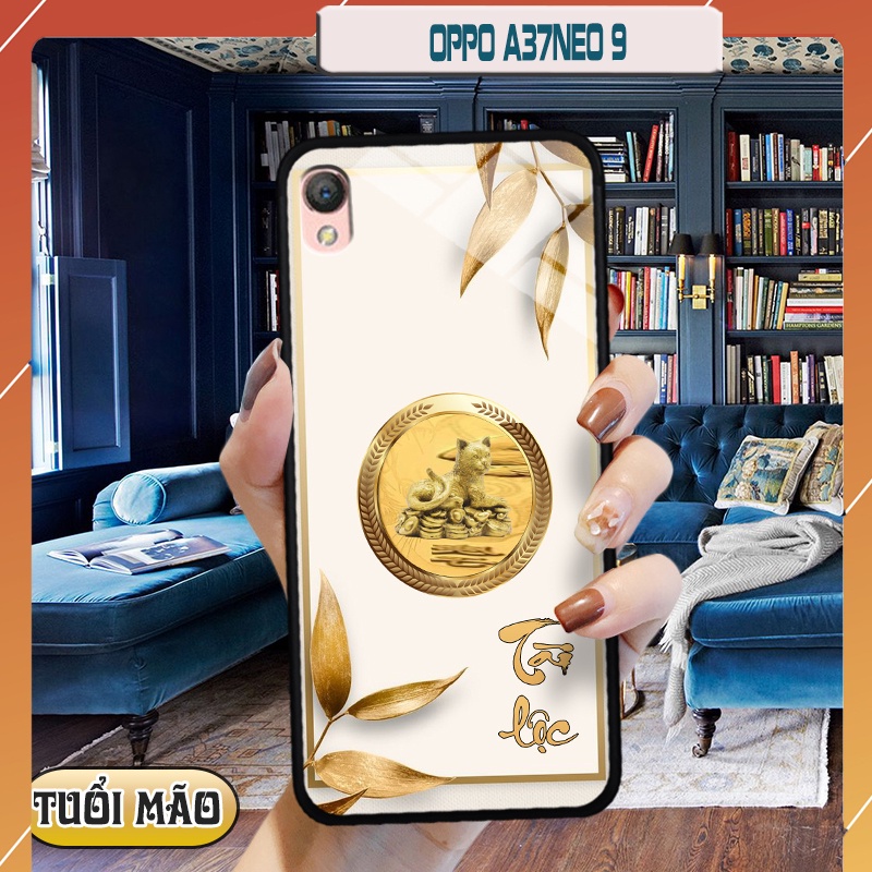 Ốp lưng kính 3D 12 con giáp - oppo A37 ( neo 9)