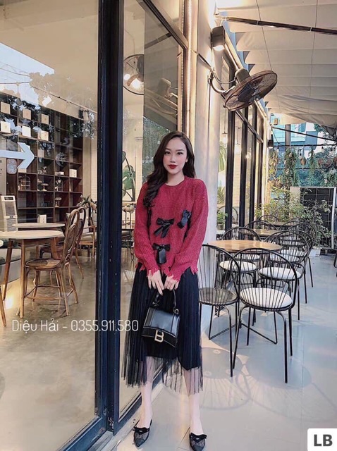 CHÂN VÁY LƯỚI DÁNG DÀI CẠP CHUN MS12010 (K1-2)