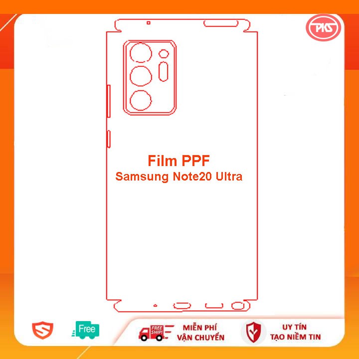 Dán Film PPF 4 lớp Samsung Note20 Ultra /Note 20