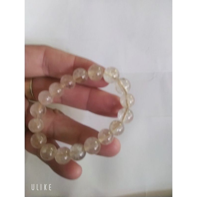 Chuỗi Phong Thủy " Đá Thạch Anh Tóc "
