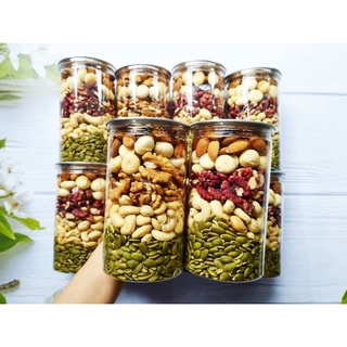 Hạt Dinh Dưỡng 500g Mix 5 Loại Hạt (macca, óc chó đỏ, hạt điều, hạt bí, hạnh nhân)