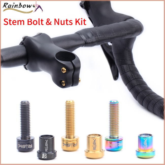 Bộ 4 Ốc Vít Bằng Hợp Kim Titan Cho Xe Đạp Leo Núi