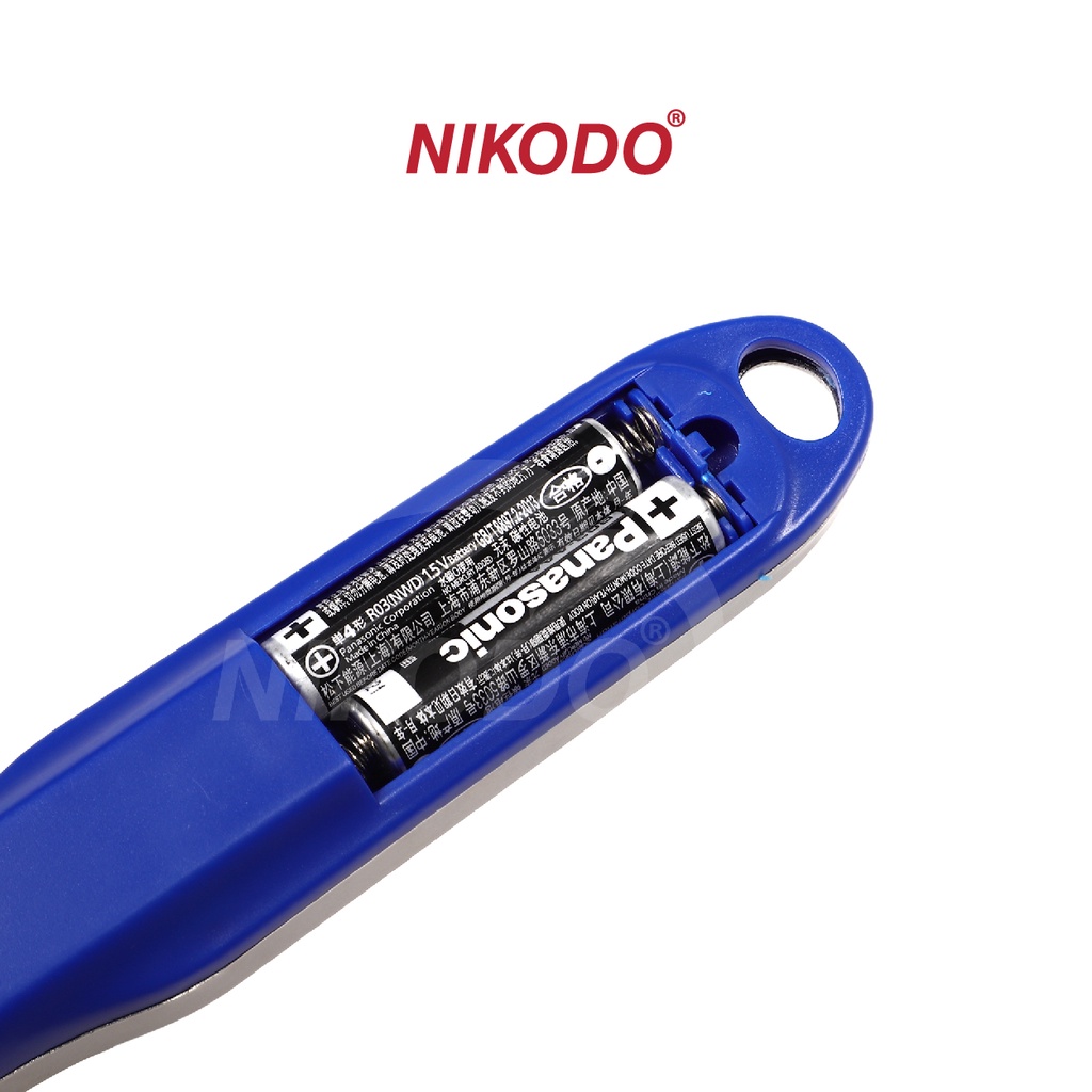 Cân điện tử tiểu ly dạng thìa muỗng 500g/0.1g, kèm pin, đong, đo yến, gia vị, nguyên liệu làm bánh - Nikodo