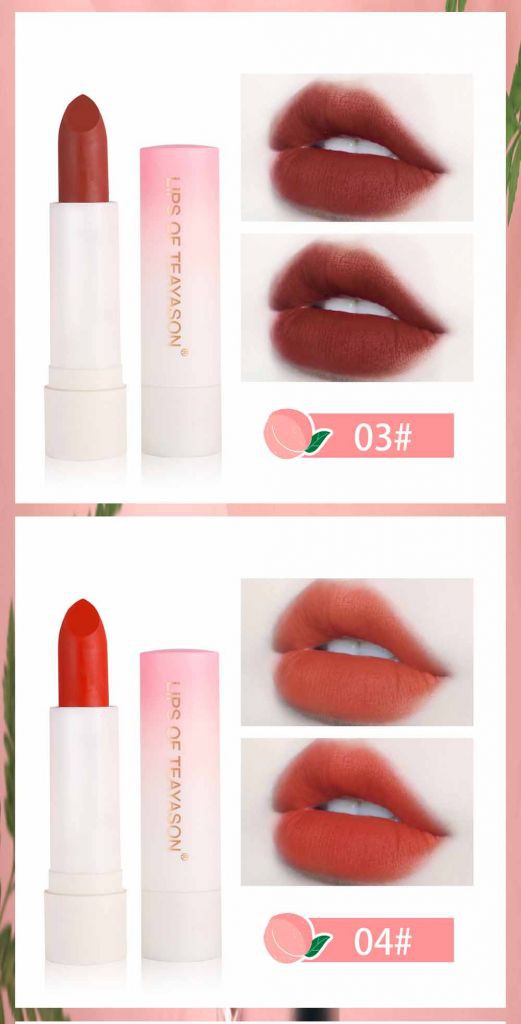 [Hàng mới về] Thỏi Son Lì Hiệu Ứng Nhung Mịn Màu Đỏ Đào Phong Cách Retro | BigBuy360 - bigbuy360.vn