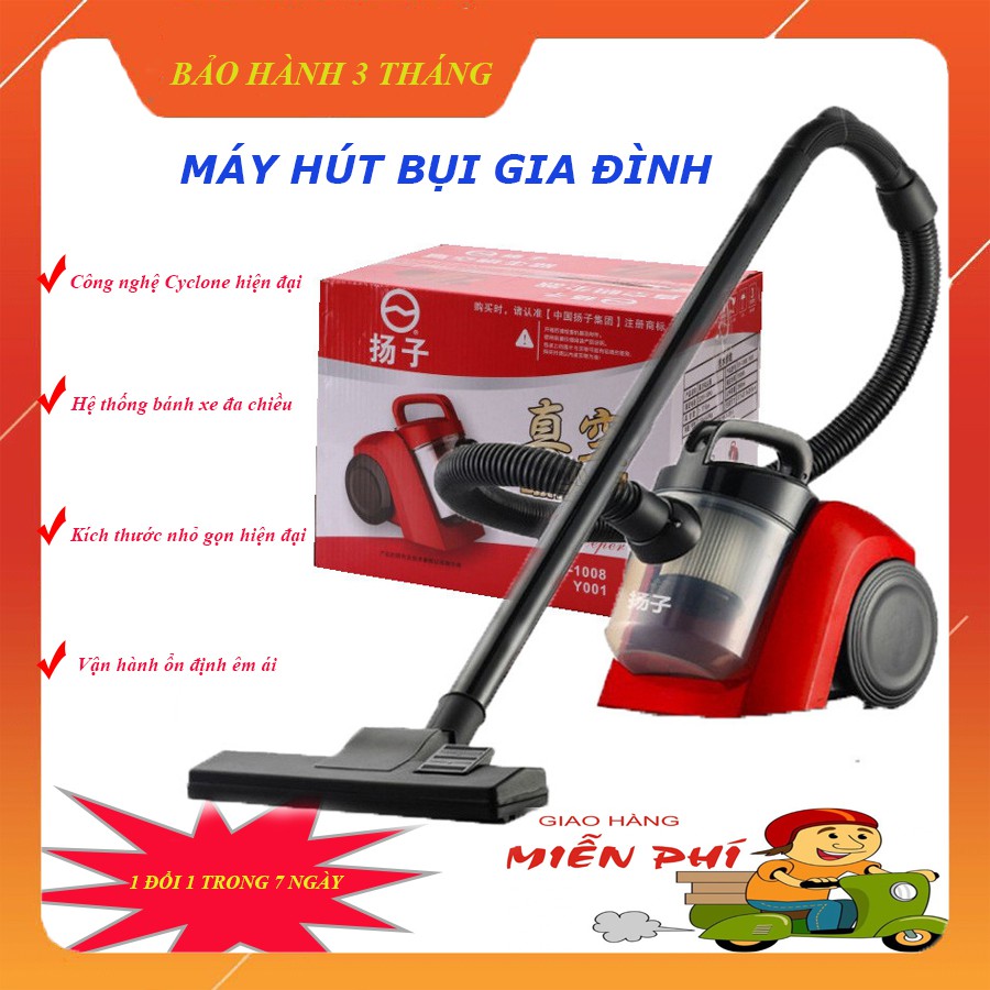Giá Hot Máy Hút Bụi, Máy Hút Bụi Gia Đình - Công Suất Lớn, Công Nghệ Lốc Xoáy, Lực Hút Khỏe. Bảo Hành 1 đổi 1. Mua Ngay!