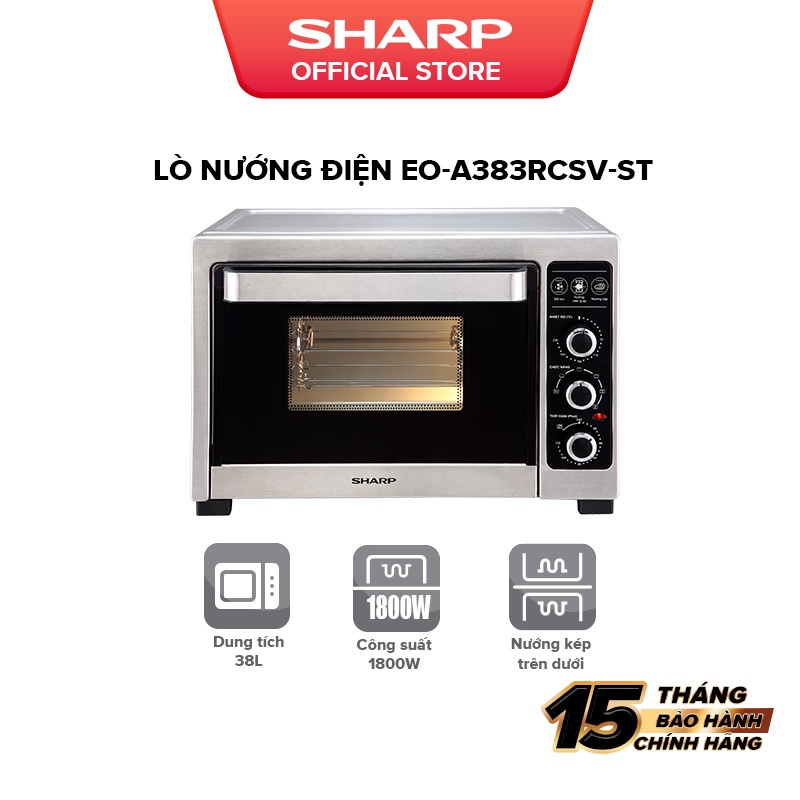 Lò Nướng Điện Sharp EO-A383RCSV-ST 38L