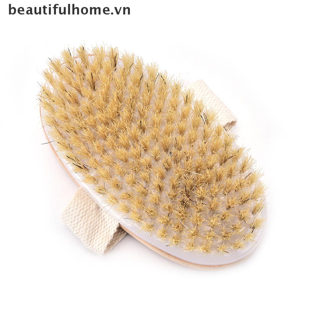 (Hàng Mới Về) Bàn Chải Lông Mềm Mát Xa Cơ Thể Chất Lượng Cao