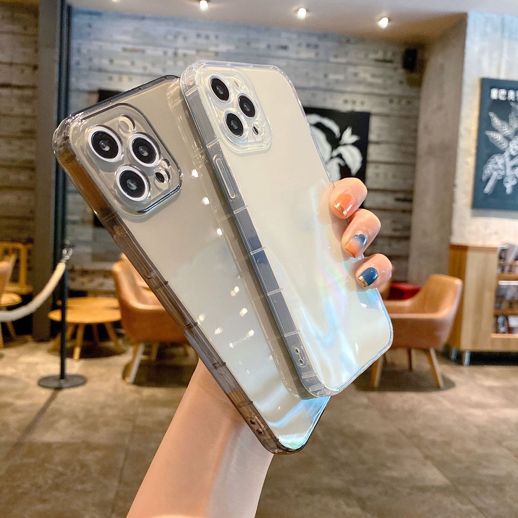 Ốp Lưng Iphone Silicon Trong Suốt bảo vệ Camera cho IP 6 6s 7 8 Plus SE X XS XS Max 11 12 13 14 Plus Pro Max