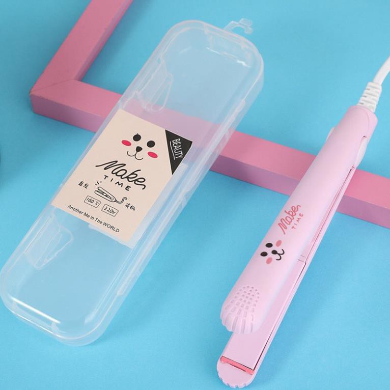 🎀MUA 1 MÁY TẶNG 1 GƯƠNG MINI 🎀 Máy Là - Duỗi  Tóc Mini Hình Cute Nhiều Màu Sắc Dành Cho Bạn Gái