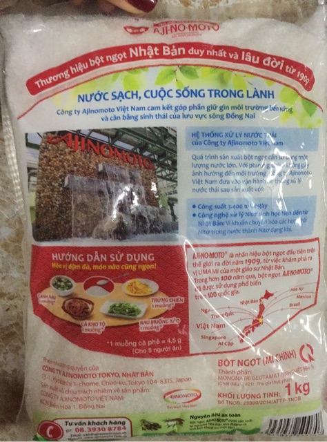 Bột Ngọt (Mì Chính) AjiNoMoto 1kg