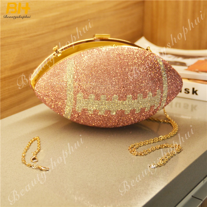 Ví Cầm Tay Đính Đá Kim Cương Giả Phong Cách Âu Mỹ Cho Nữ