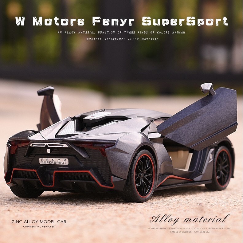 Mô hình siêu xe Lykan Hypersport tỉ lệ 1:24 thiết kế tinh xảo cực đẹp