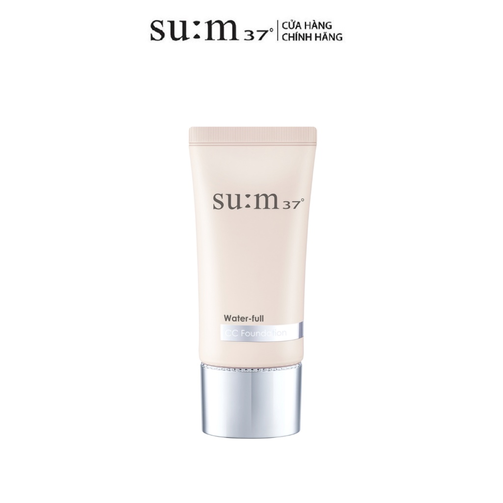 Kem nền cấp nước chống lem trôi Su:m37 Water-full CC Foundation 45ml