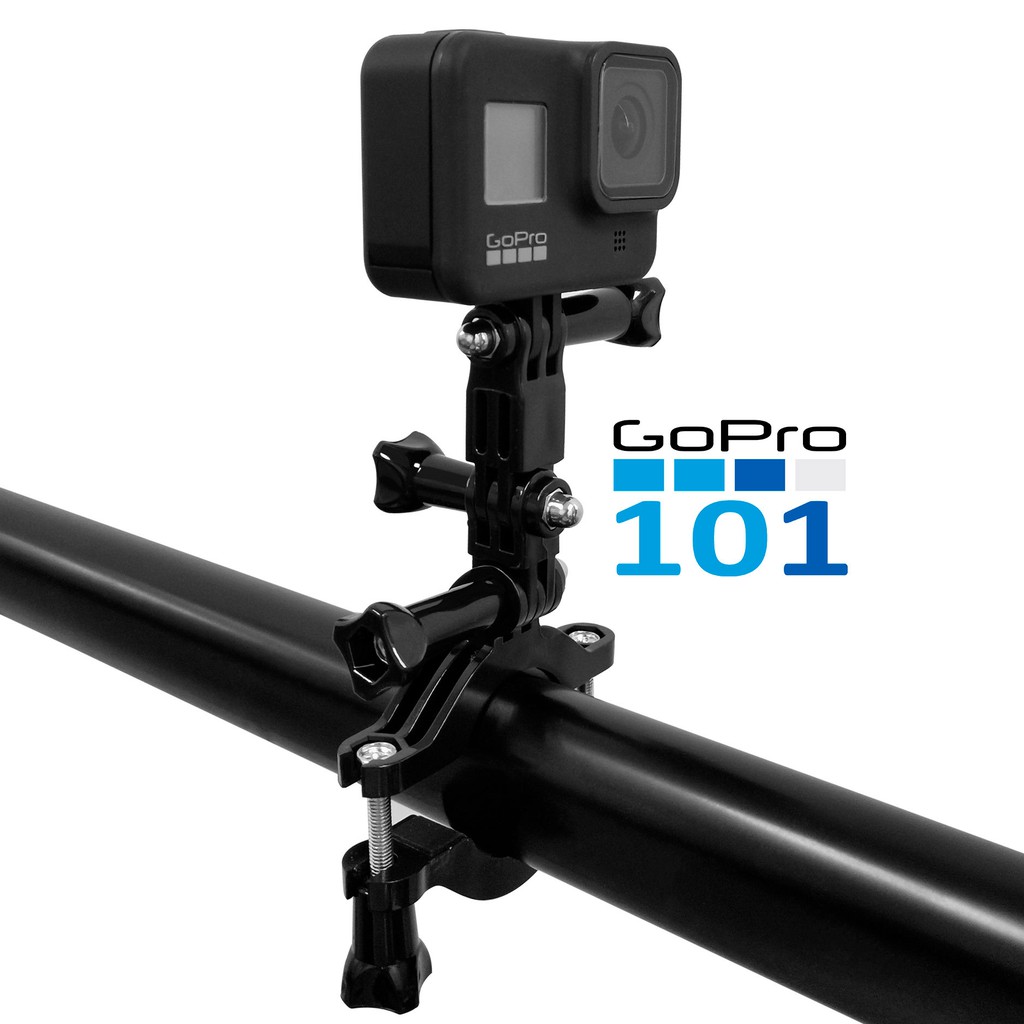 Mount gắn ghi đông xe đạp - phụ kiện xe máy cho camera GoPro, SJCAM, EKEN, AMkov, Andoer... - Gopro101 - inoxnamkim