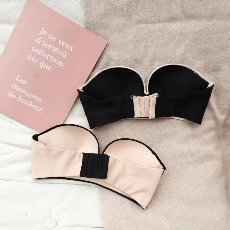 Áo Lót Nữ - Áo Ngực Nữ Đúc Su Cup Ngực viền đen nâng vòng 1 gợi cảm DAN STORE MÃ  AL24
