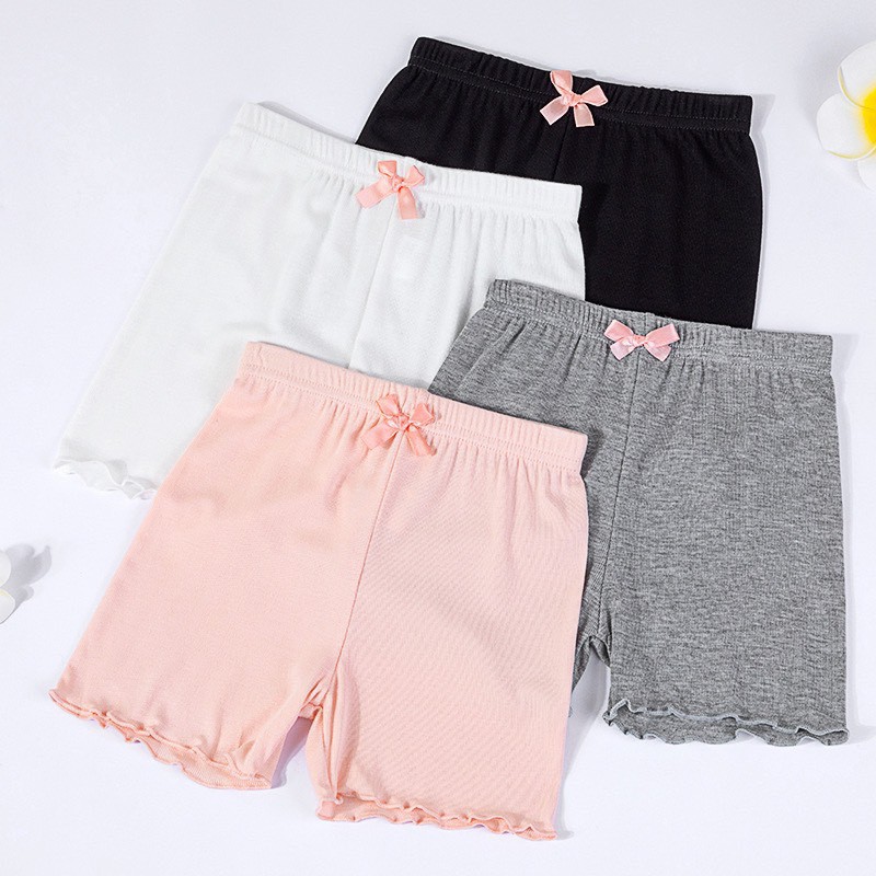 Quần đùi cho bé, quần legging mùa hè cho bé gái chất cotton co giãn 4 chiều size từ 7 đến 18kg - Mẹ Bắp Shop