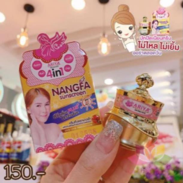 Kem Phấn MAKE UP NANGFA Thái Lan + tặng sữa rửa mặt Acnes Pure White 25g