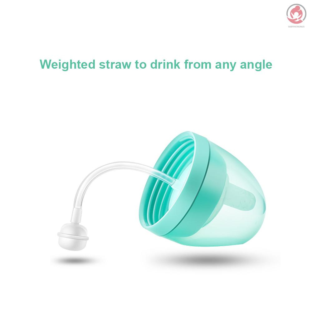 BAG Baby Vacuum Insulated Sippy Cup YOUHA 280ml Toddlers Stainless Steel Drinking Bottle with Handle Replaceable Lids Weighted Straw Baby Sippy Tumbler Mug Vacuum Bottle