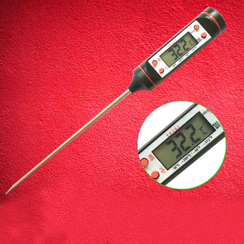 Nhiệt kế điện tử màn hình LCD tiện lợi dành cho nướng BBQ