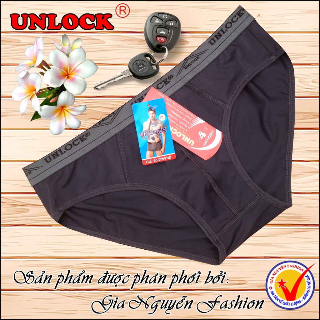 Bộ 5 quần lót nam Thun Lạnh, lưng nhỏ - Hàng UNLOCK Việt Nam