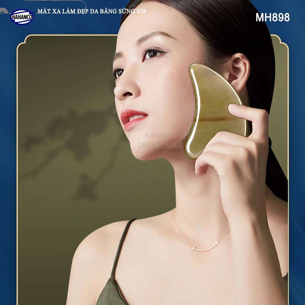 Mát Xa VIP Làm Đẹp Da Bằng Sừng HAHANCO Làm Mịn Da Mặt Và Toàn Thân - MH898