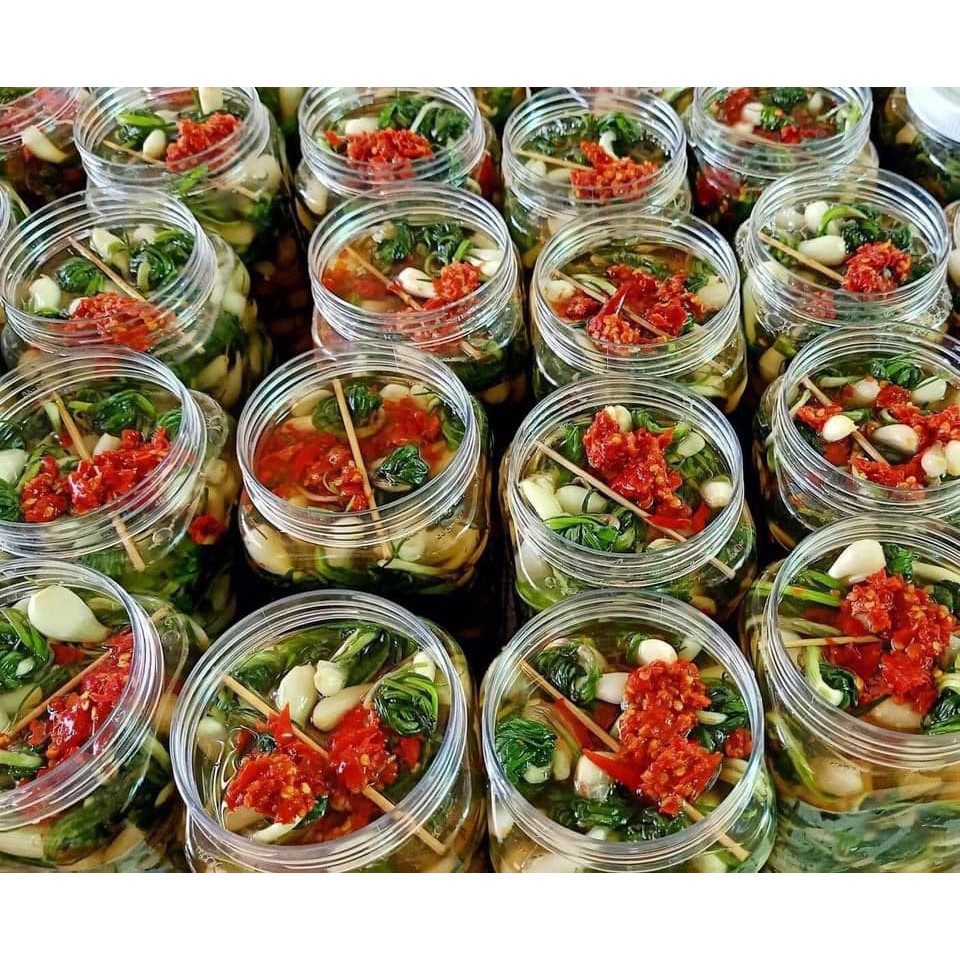 Mắm cà, kiệu cuốn