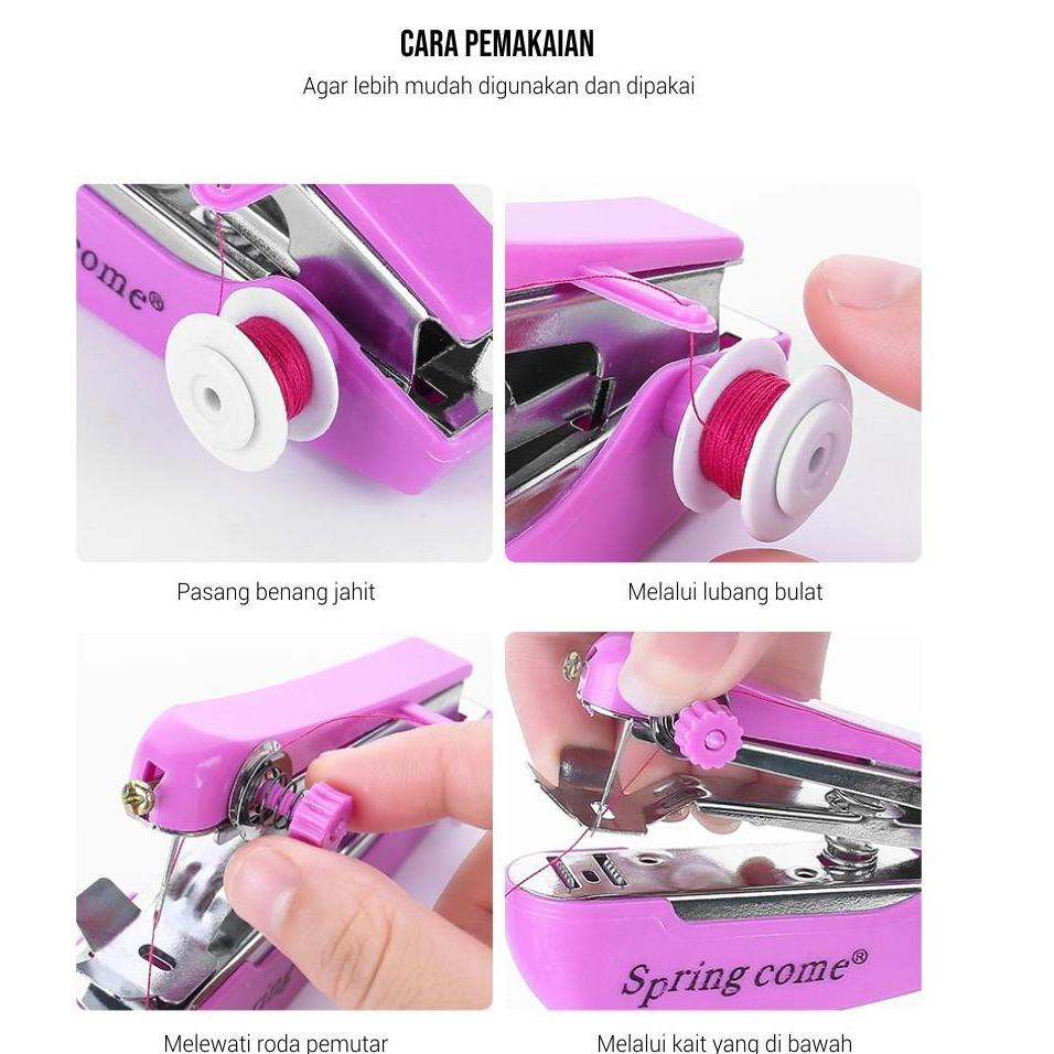 ✣➧ Máy May Mini Cầm Tay Dễ Thương Tiện Dụng