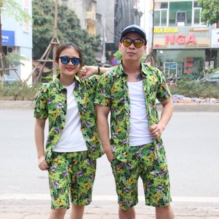 Combo 2 bộ đồ đi biển