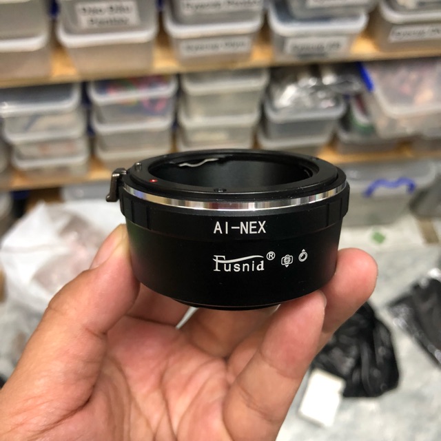 Ngàm Chuyển AI-Nex - Hiệu Fusnid (Lens Nikon gắn máy Sony-E)