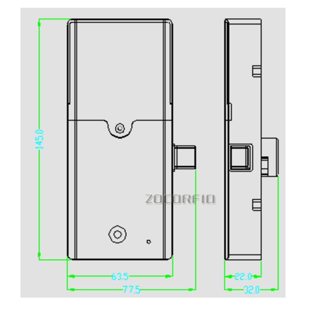 Ổ Khóa Rfid Kỹ Thuật Số Màu Vàng Kèm Vòng Đeo Tay Tiện Dụng Cho Phòng Gym / Spa