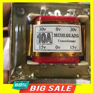 Biến áp 10A đối xứng 15V và 30V