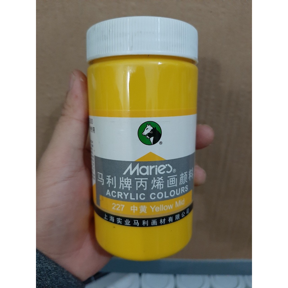 MÀU ACRYLIC MARIES  300ML ĐẦU NGỰA ( Bảng Màu 2) Hiện có 32 mã mầu