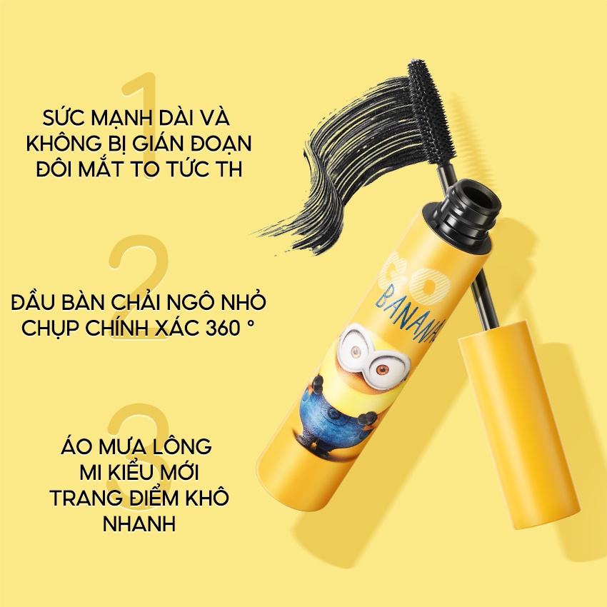 Carslan X Minions Pretty Eyes Mascara Waterproof Long-lasting Mascara 5g | BigBuy360 - bigbuy360.vn