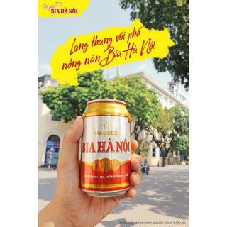 10 lon bia hà nội 330ml