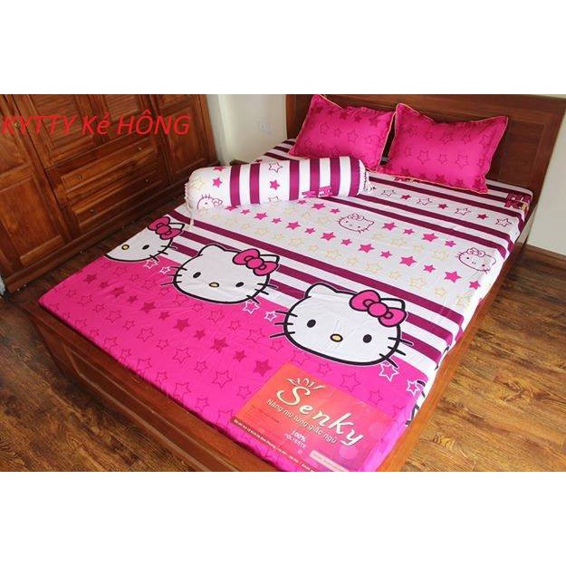 [Sale xả kho] Bộ Drap cotton Senky - inbox chọn mẫu