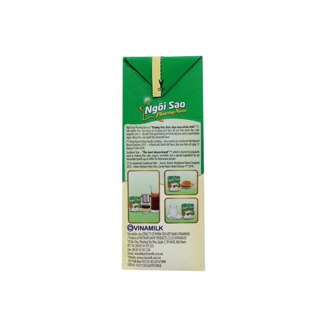 Sữa đặc Ngoi Sao Phương Nam Xanh La Hộp Giấy 1 248g 380g Shopee Việt Nam