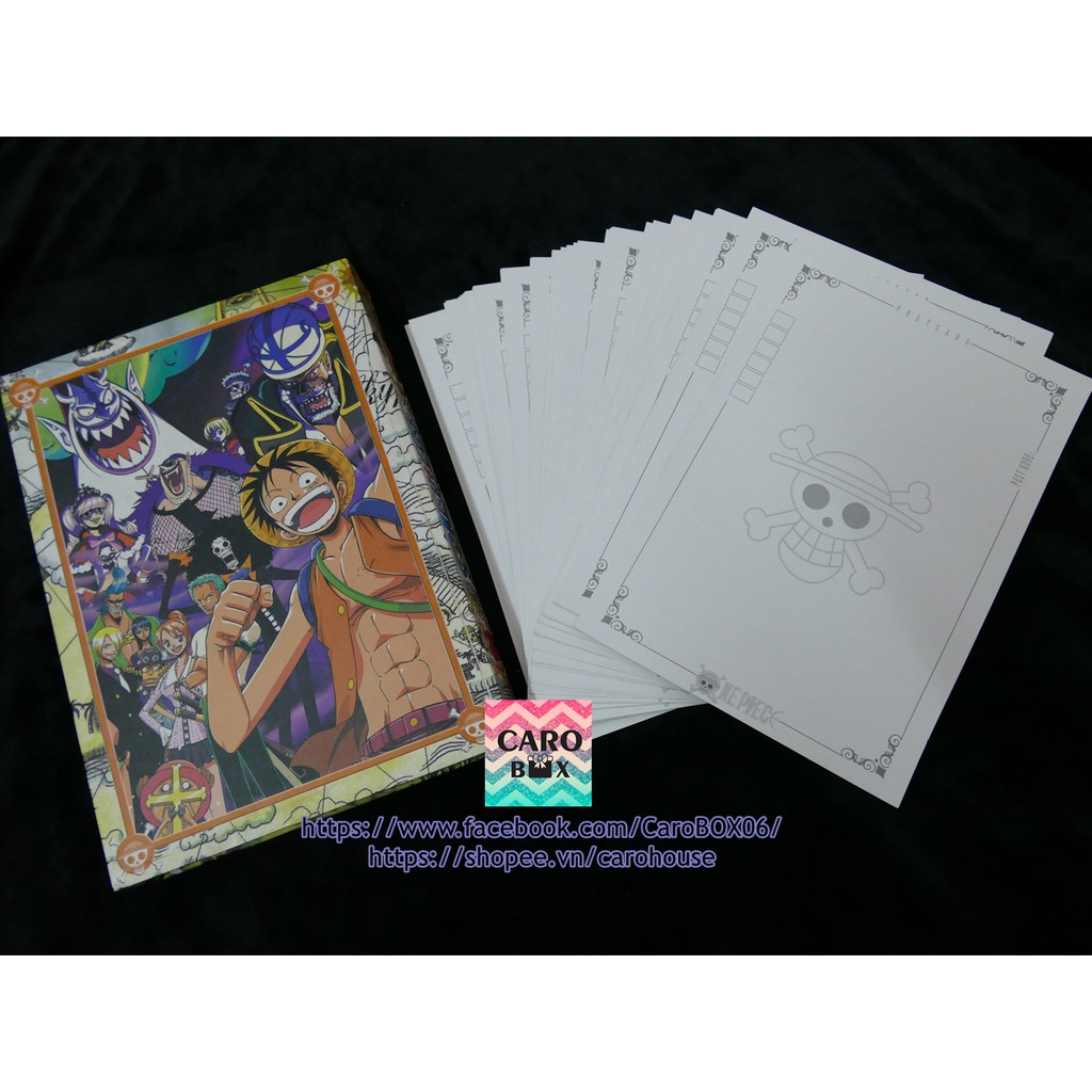 (Có Sẵn) Manga One Piece - Hộp 48 Postcard Bưu Thiếp