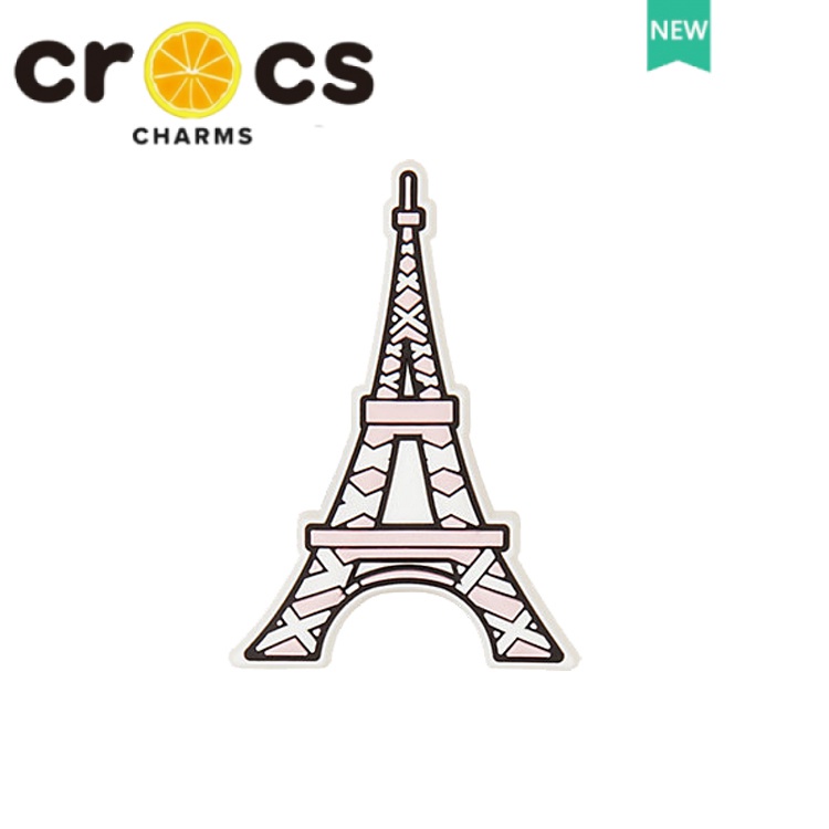 Phụ Kiện Khóa Giày Crocs Hình Tháp Eiffel Thời Trang diy