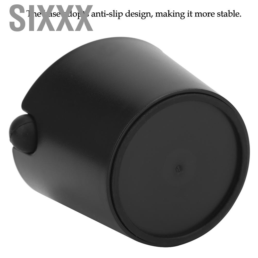 Sixxx Coffee Knock Box Anti-Slip Slag Grounds Bucket with Rubber Bar Making Accessories